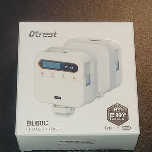 New Otrest by Neewer BL60C LED Video Light 360° Full Color 6w Output USBC Charge